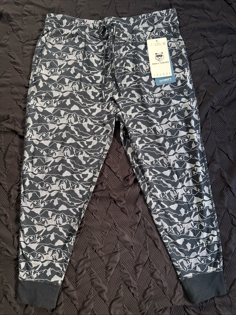 Pair of Thieves Men's Super Soft Lounge Jogger Pajama Pants Size XL Brand New